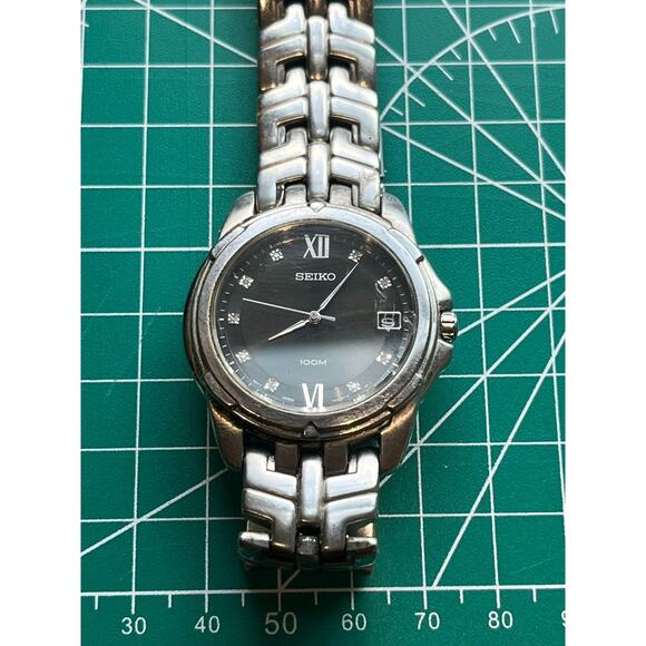 Seiko Black Diamond Diver Watch RUNNING! - Picture 1 of 4